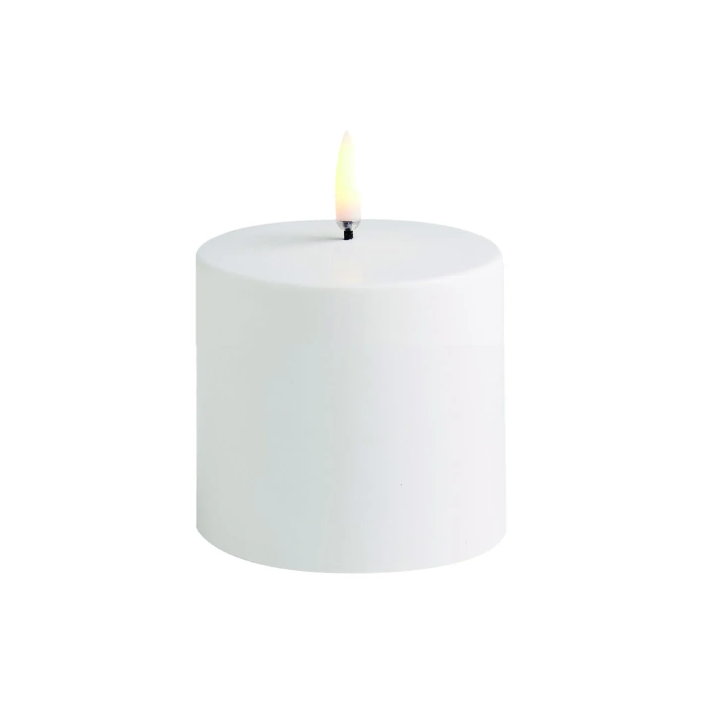 Uyuni Lighting LED Outdoor Pillar Candle 8 cm, white> Lys & Duftlys