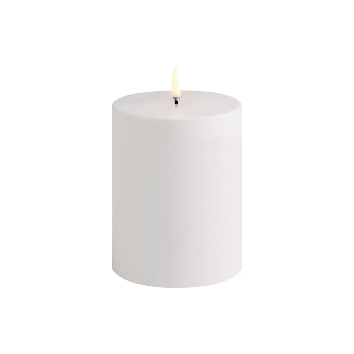 Uyuni Lighting LED Outdoor Pillar Candle 13 cm, white> Lys & Duftlys