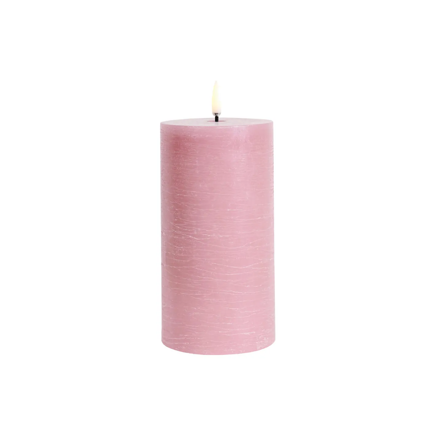 New Uyuni Lighting LED Pillar Candle 15 cm, dusty rose