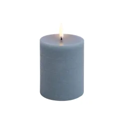 Best Uyuni Lighting LED Pillar Candle 10 cm, hazy blue