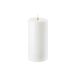 Best Uyuni Lighting LED Pillar Candle 20 cm, nordic white