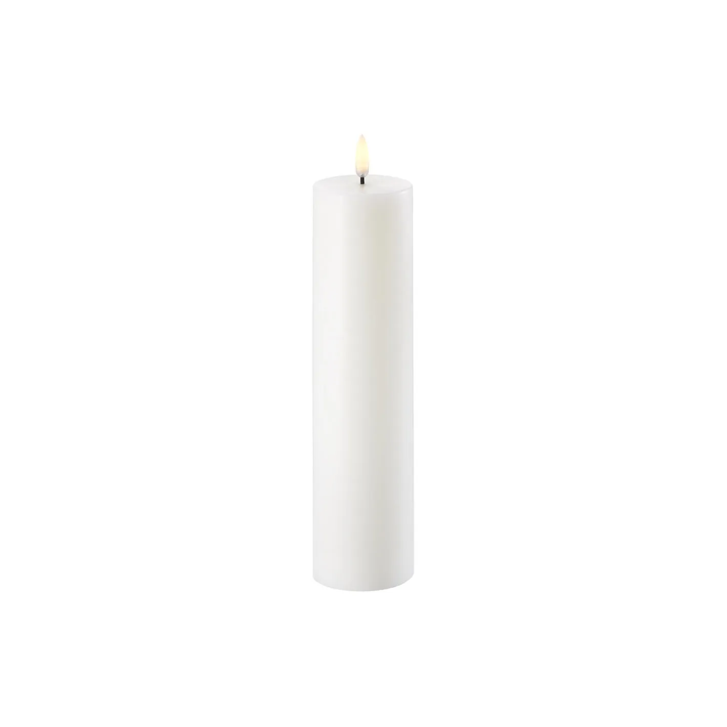 Outlet Uyuni Lighting LED Pillar Candle 22 cm, nordic white
