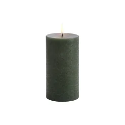 Outlet Uyuni Lighting LED Pillar Candle 15 cm, pine green