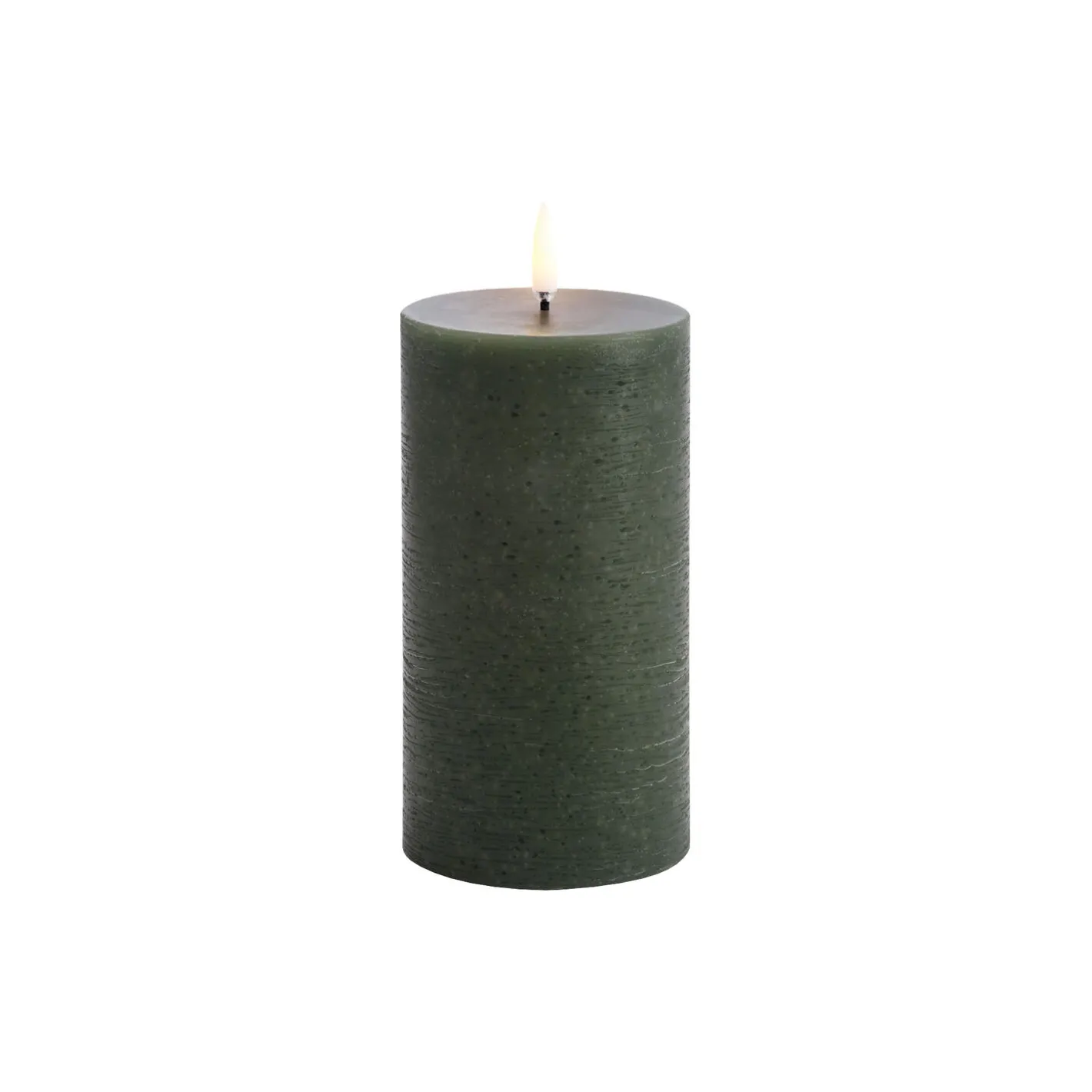 Outlet Uyuni Lighting LED Pillar Candle 15 cm, pine green