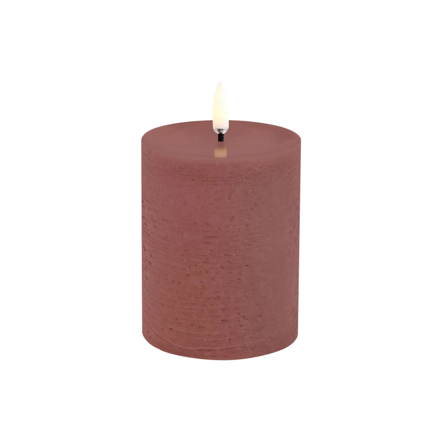 Uyuni Lighting LED Pillar Candle 10 cm, terracotta