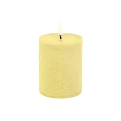 Discount Uyuni Lighting LED Pillar Candle 10 cm, wheat yellow