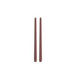 Uyuni Lighting LED Slim Taper Candle 32 cm 2 pcs,> Lys & Duftlys