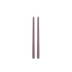 Uyuni Lighting LED Slim Taper Candle 32 cm 2 pcs,> Lys & Duftlys