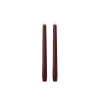 Hot Uyuni Lighting LED taper candle 2-pack, wine red
