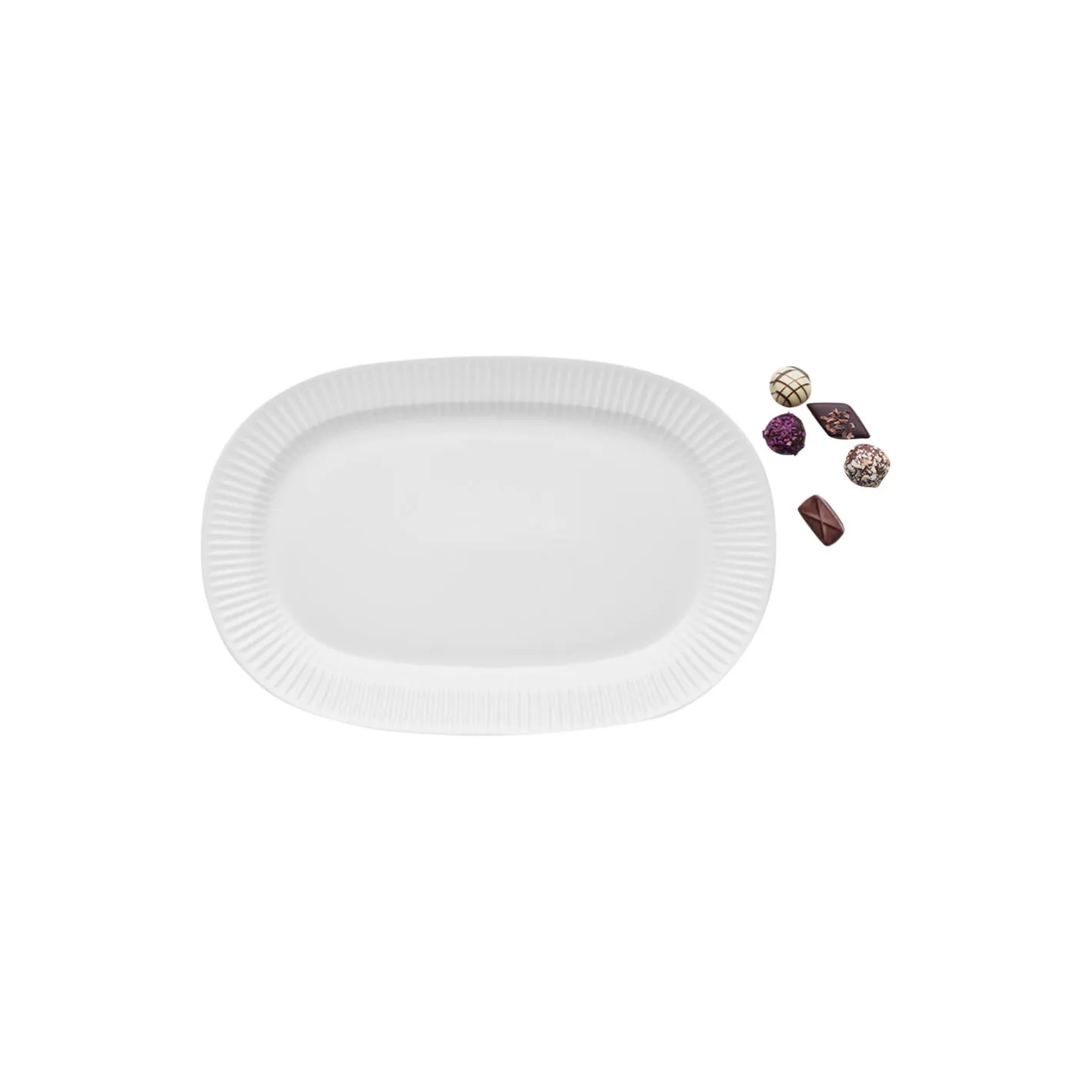 Discount Eva Trio Legio Nova serveringsfad, white