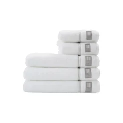 Lexington Hotel håndklæde, white/beige> Håndklæder