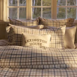 Lexington House Pillow, lt beige/olive> Pyntepuder & Hynder