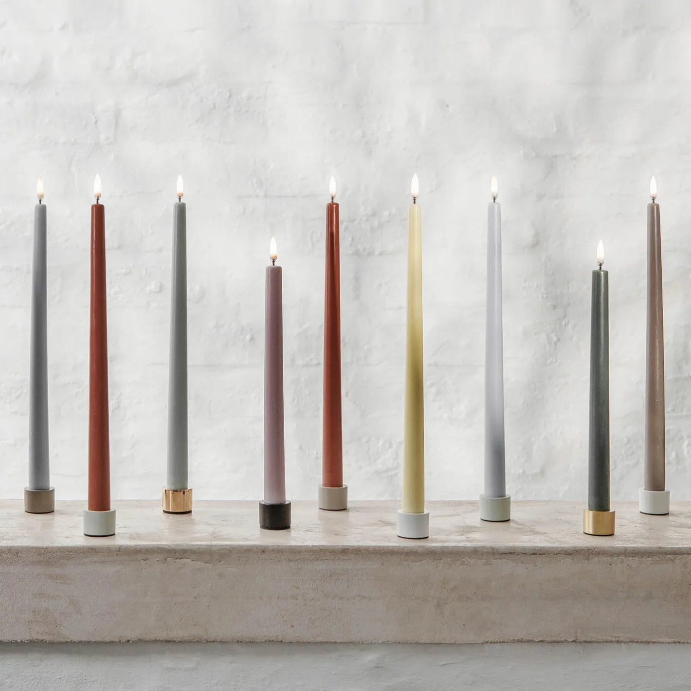 Uyuni Lighting Light Candleholder 2 pcs,> Lysestager