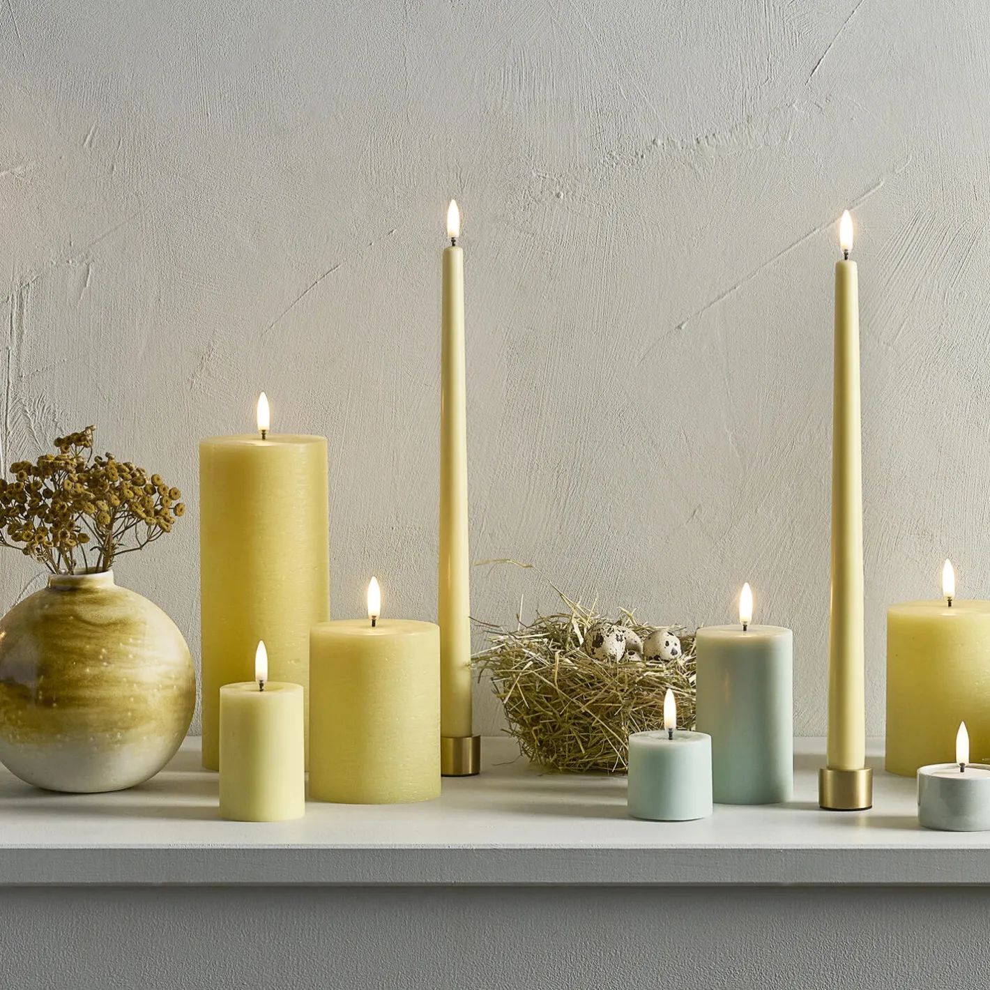 Uyuni Lighting Light Candleholder 2 pcs,> Lysestager