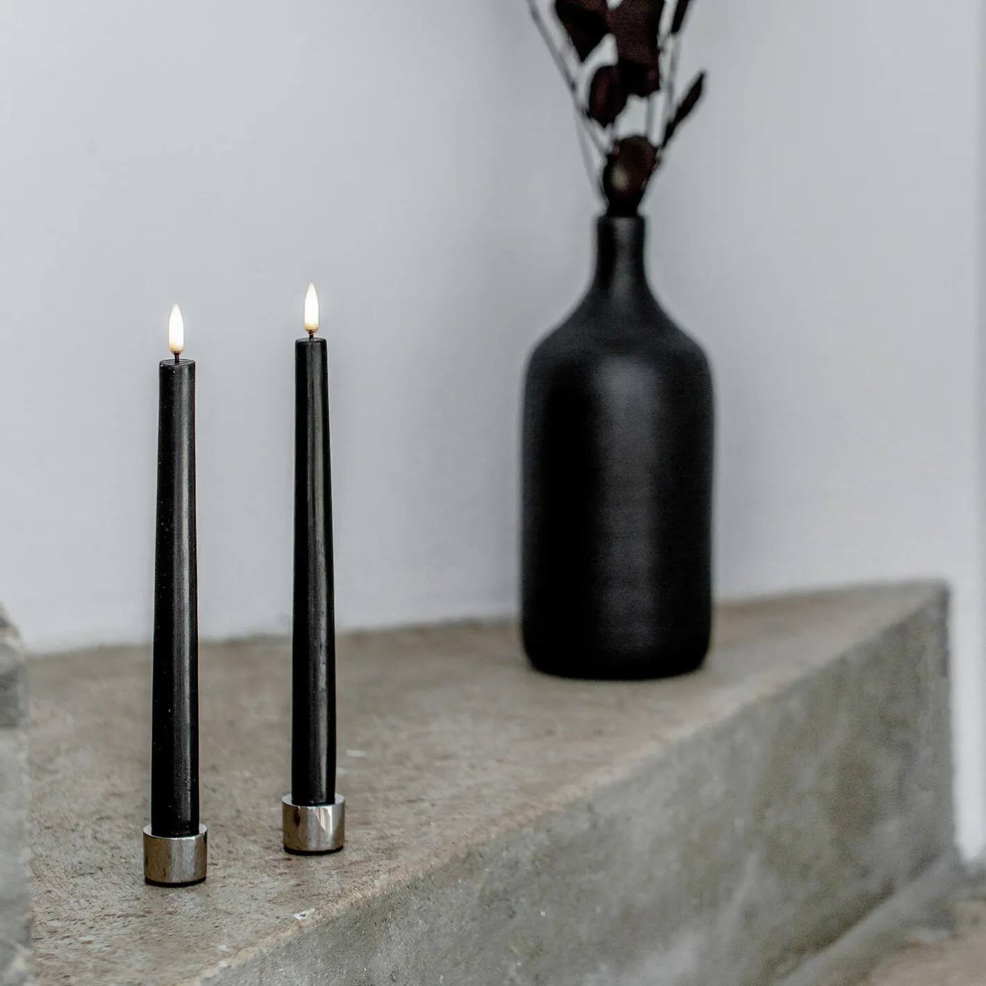 New Uyuni Lighting Light Candleholder 2 pcs, matte black