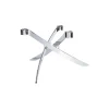 Uyuni Lighting LightArch Standard Taper Candleholder 3 pcs, chrome> Lysestager
