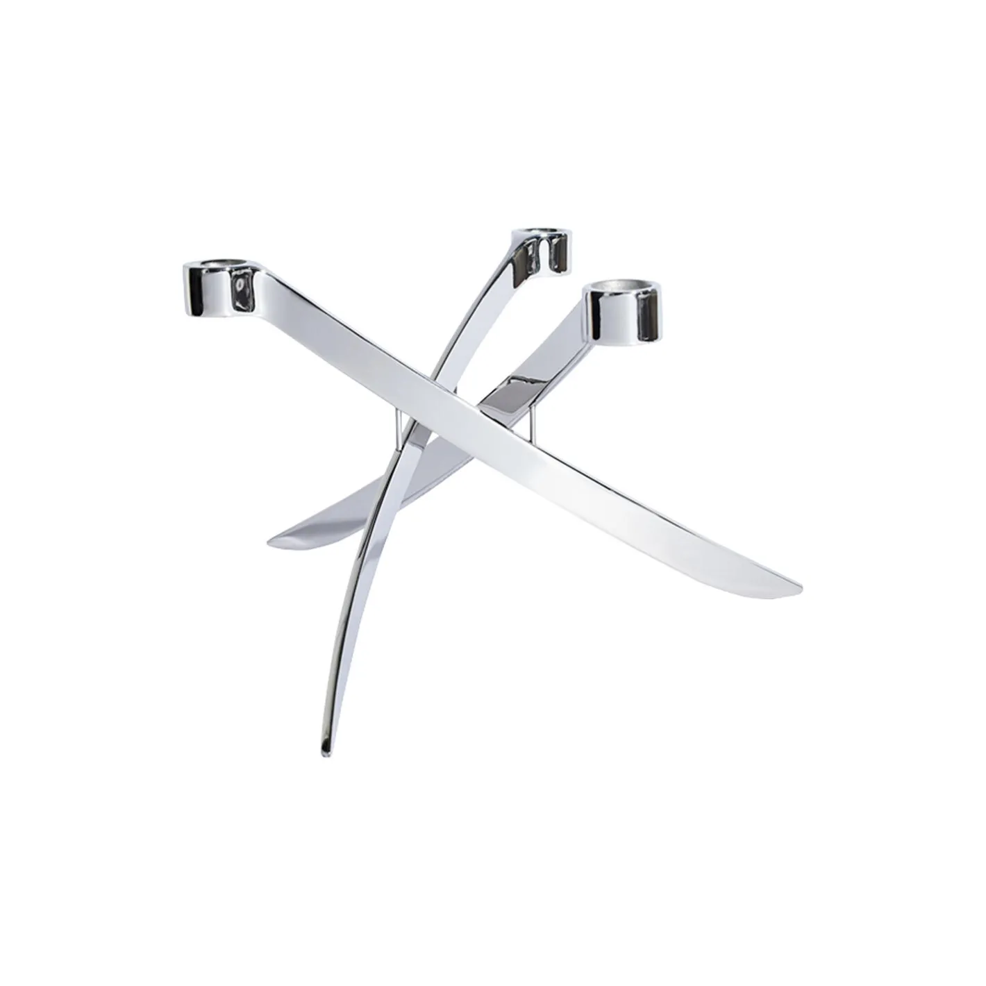 Uyuni Lighting LightArch Standard Taper Candleholder 3 pcs, chrome> Lysestager