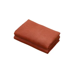 Best Aiayu Linen Kitchen Towel, terracotta