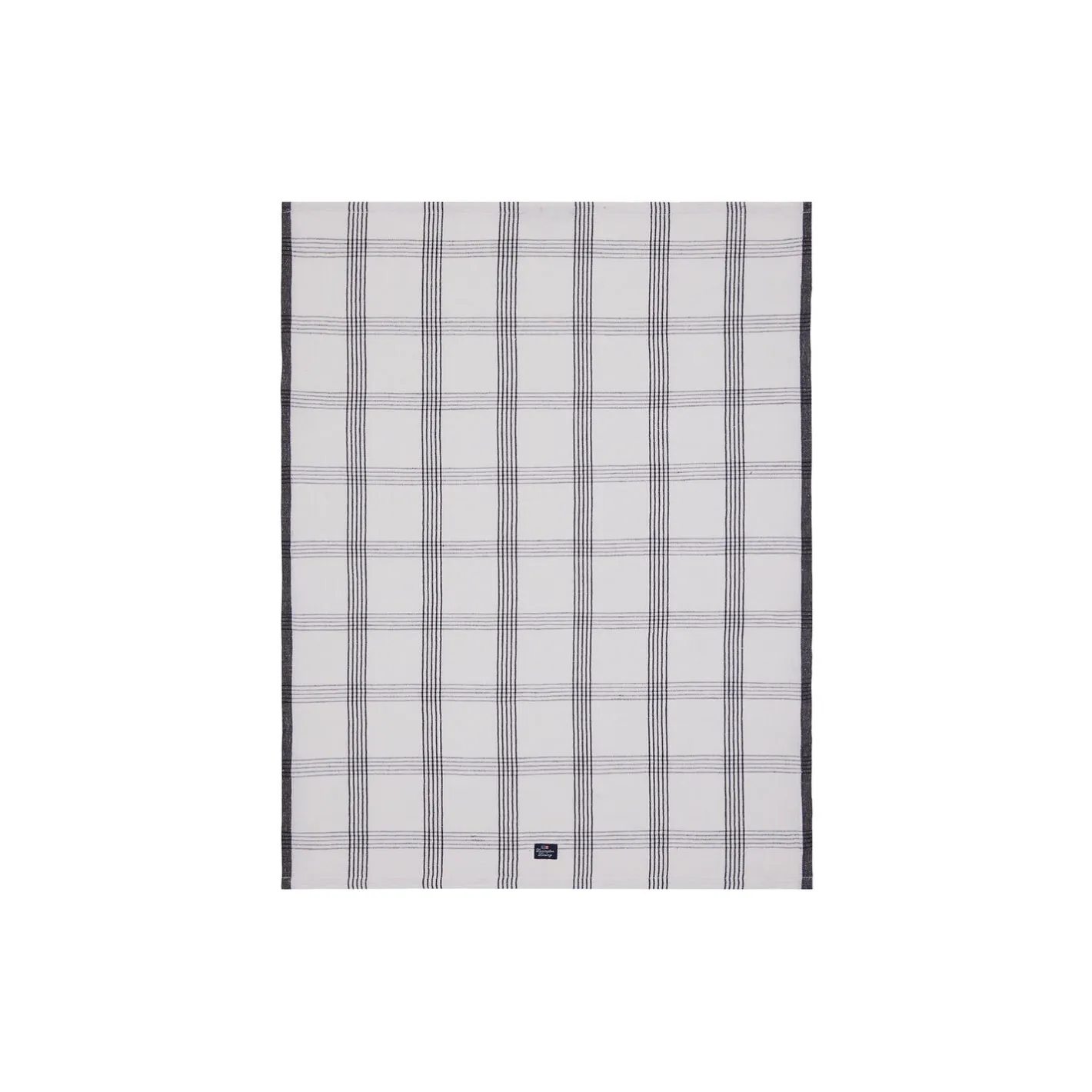 Best Lexington Linen/Cotton Kitchen Towel, white/black