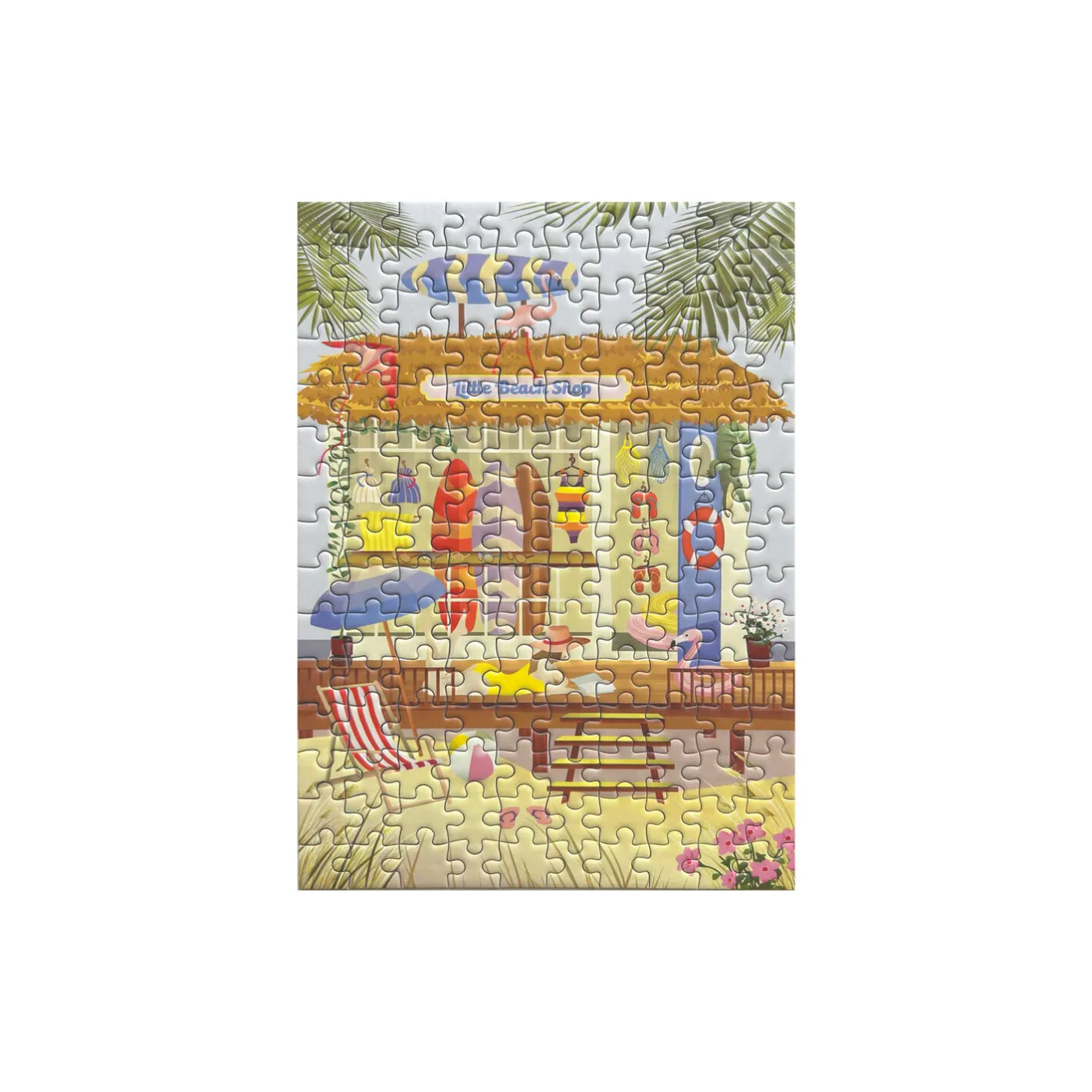 Sale ViSSEVASSE Little Beach Shop puslespil 150 brikker