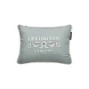 Lexington Logo Linen/Cotton Pillow, eucalyptus/white> Pyntepuder & Hynder