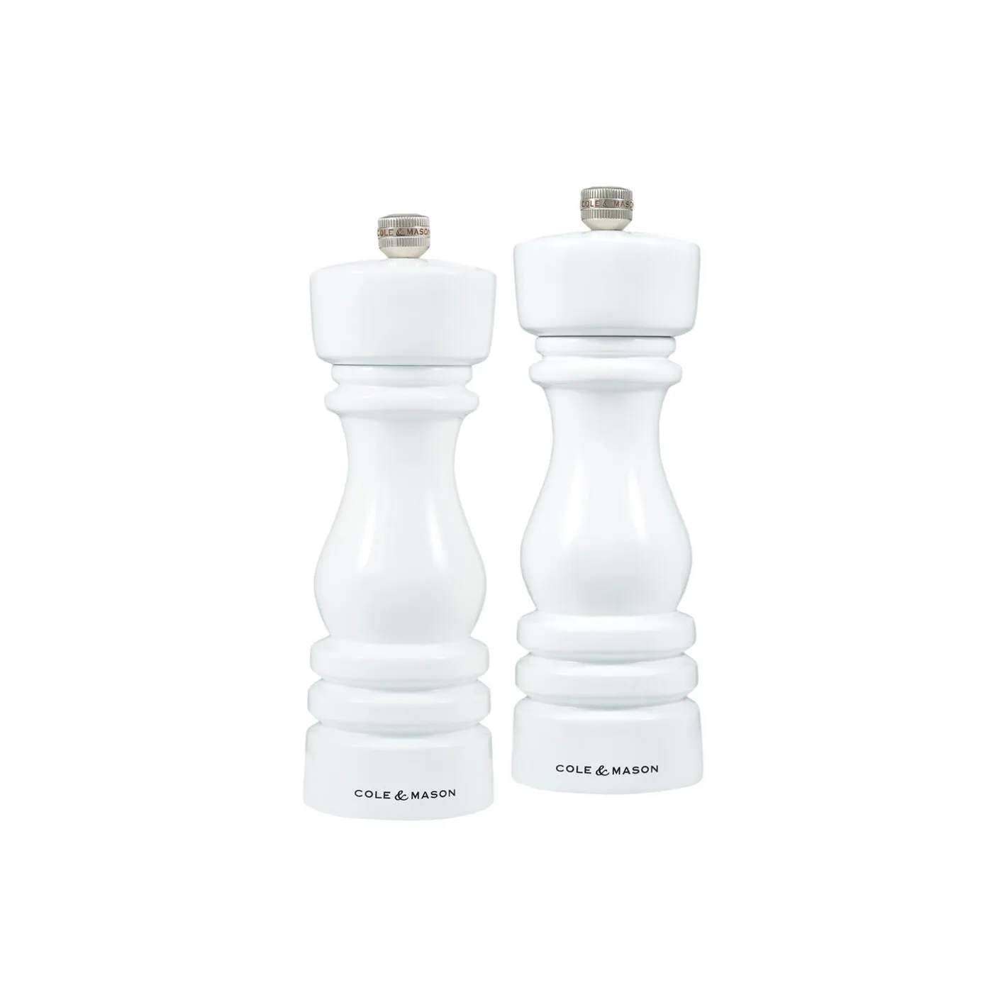 Best Cole & Mason London Salt and pepper set, hvid
