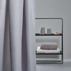 Zone Denmark Lux badeforhæng, grey> Badeværelsesudstyr