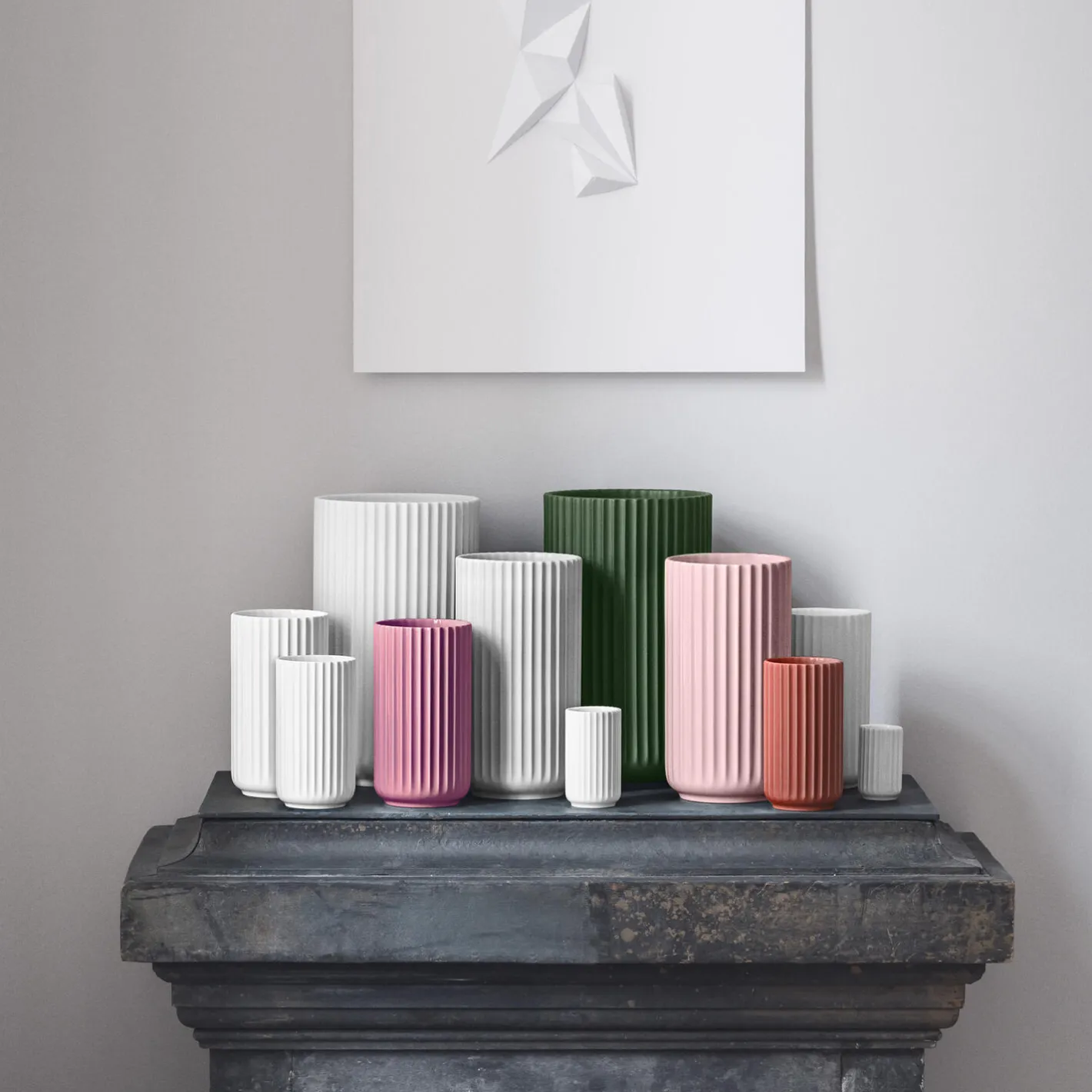 Best Lyngby Porcelæn Lyngby Vase, rosa