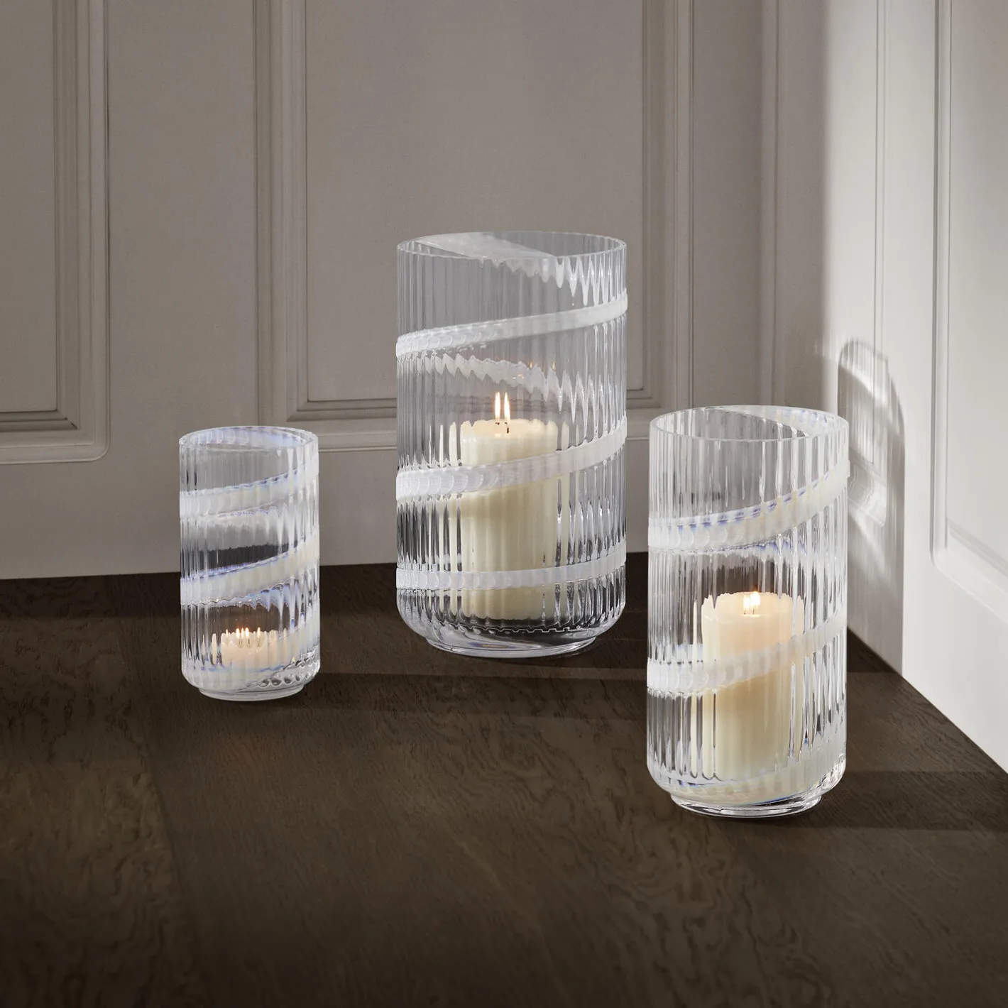 Best Lyngby Porcelæn Lyngby Vase, swirl hvid