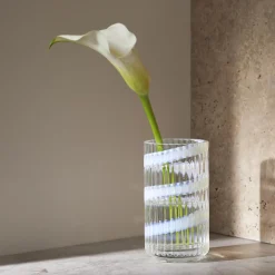 Best Lyngby Porcelæn Lyngby Vase, swirl hvid