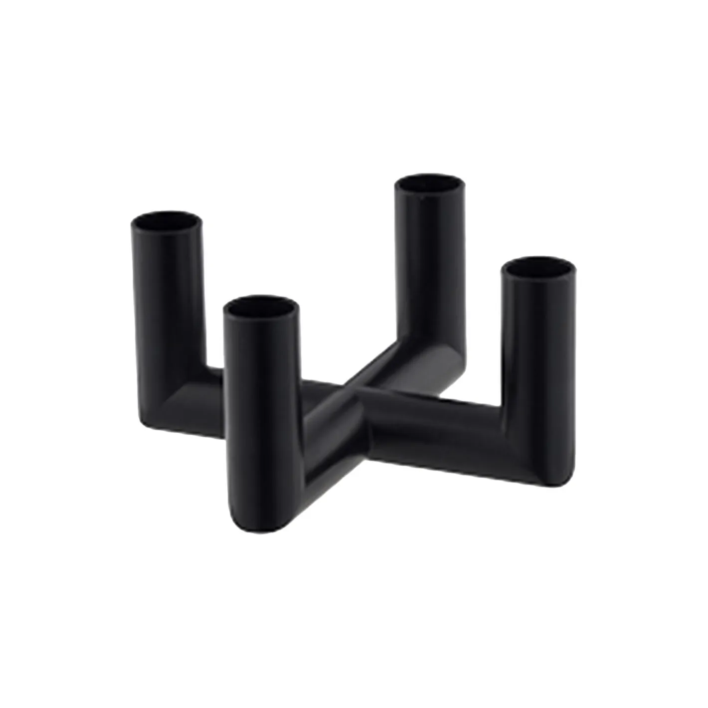 Clearance Uyuni Lighting Matrix Mini Taper Candleholder 4 Arm, matte black