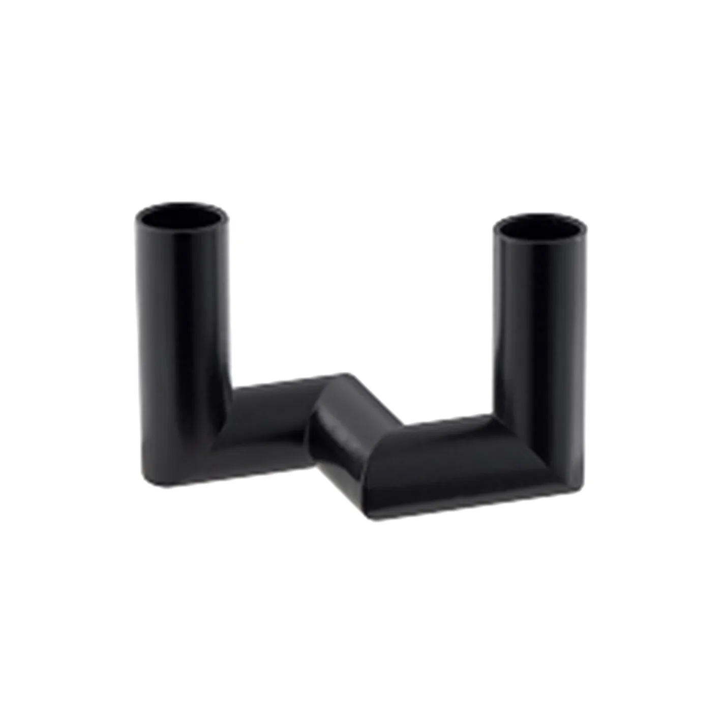 Uyuni Lighting Matrix Mini Taper Candleholder 2 Arm, matte black> Lysestager