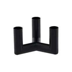 Uyuni Lighting Matrix Mini Taper Candleholder 3 Arm, matte black> Lysestager