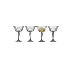 Online Lyngby Glas Melodia Champagneskål 4 stk.