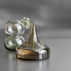 Orrefors Midsummer Water Avens Mini vase 8,2 cm, brown><noscript><img width=
