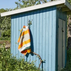 Røros Tweed MIKKEL Half Size Throw, orange