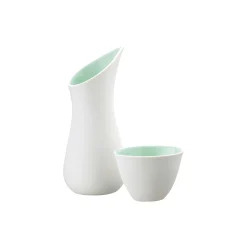 New Ditte Fischer Copenhagen Mælk/sukkersæt, hvid/mint