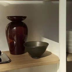 New &Tradition Momento JH47 Vase, red brown