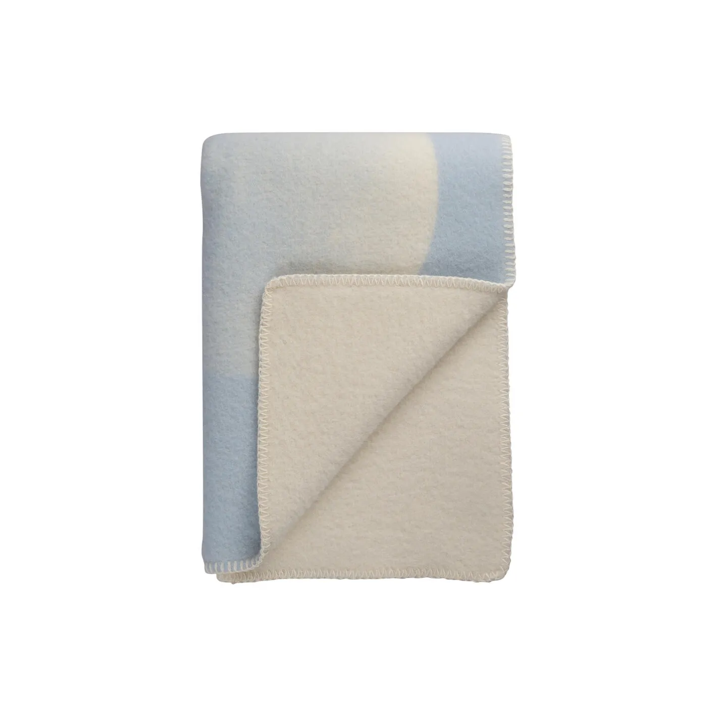 Sale Røros Tweed MOON Throw, crescent blue
