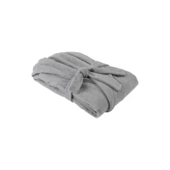 Karmameju MOUNT EVEREST fleece bathrobe, light grey>Dame Nattøj & Loungewear|Badekåber