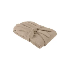 Karmameju MOUNT EVEREST fleece bathrobe, beige>Dame Nattøj & Loungewear|Badekåber