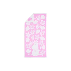 Moomin Arabia Mumi badehåndklæde seashells pink> Håndklæder