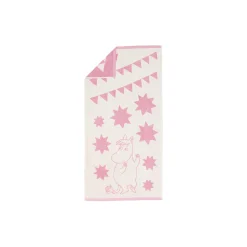Clearance Moomin Arabia Mumi badehåndklæde Stjerner pink multifarvet