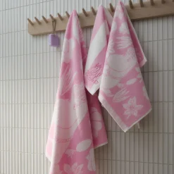 Moomin Arabia Mumi håndklæde seashells pink><noscript><img width=