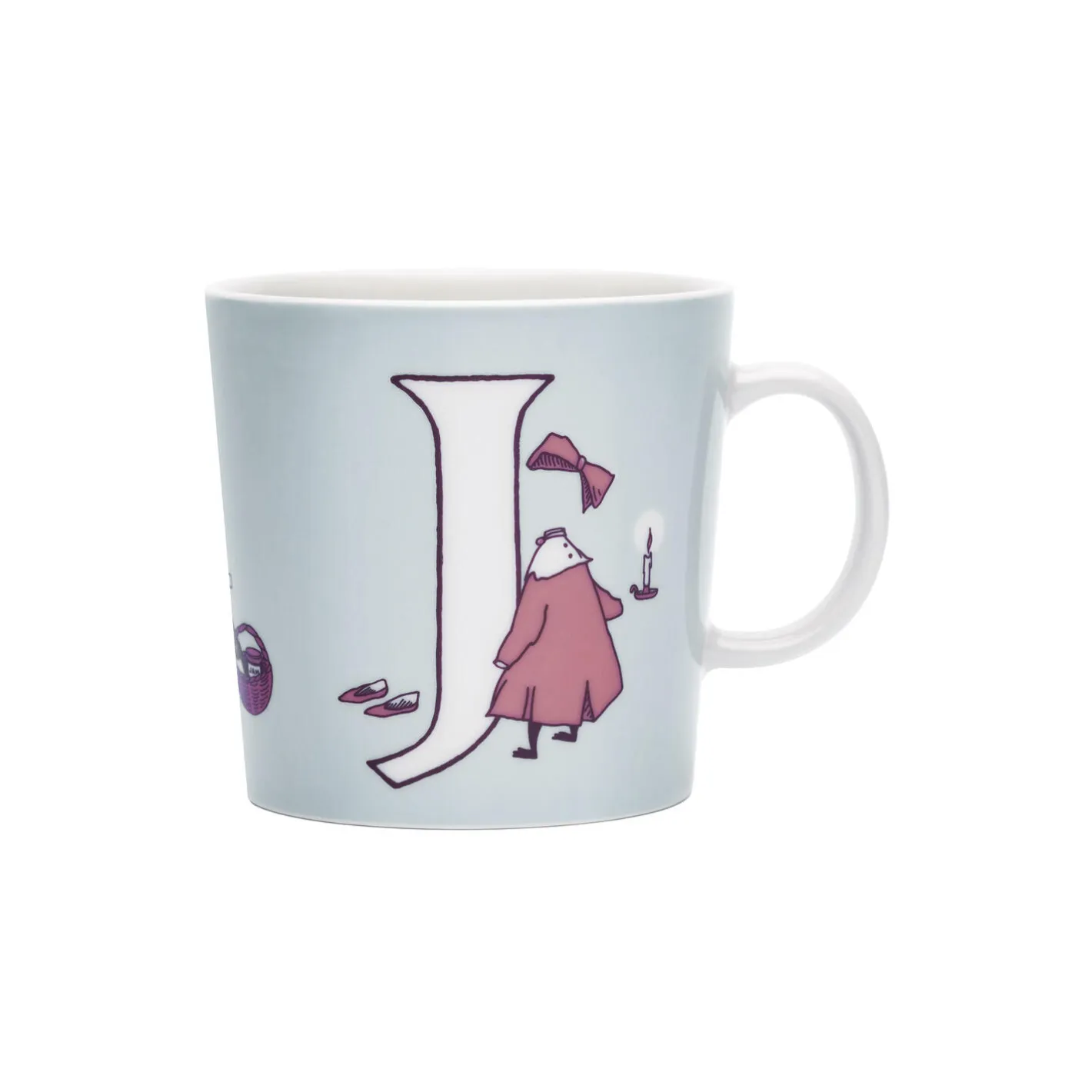 Best Moomin Arabia Mumi krus 40 cl Alfabet J