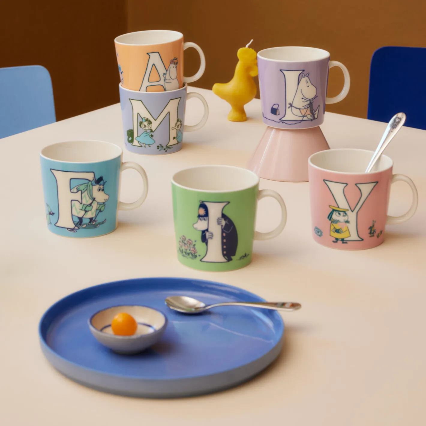 Discount Moomin Arabia Mumi kru 40 cl Alfabet S