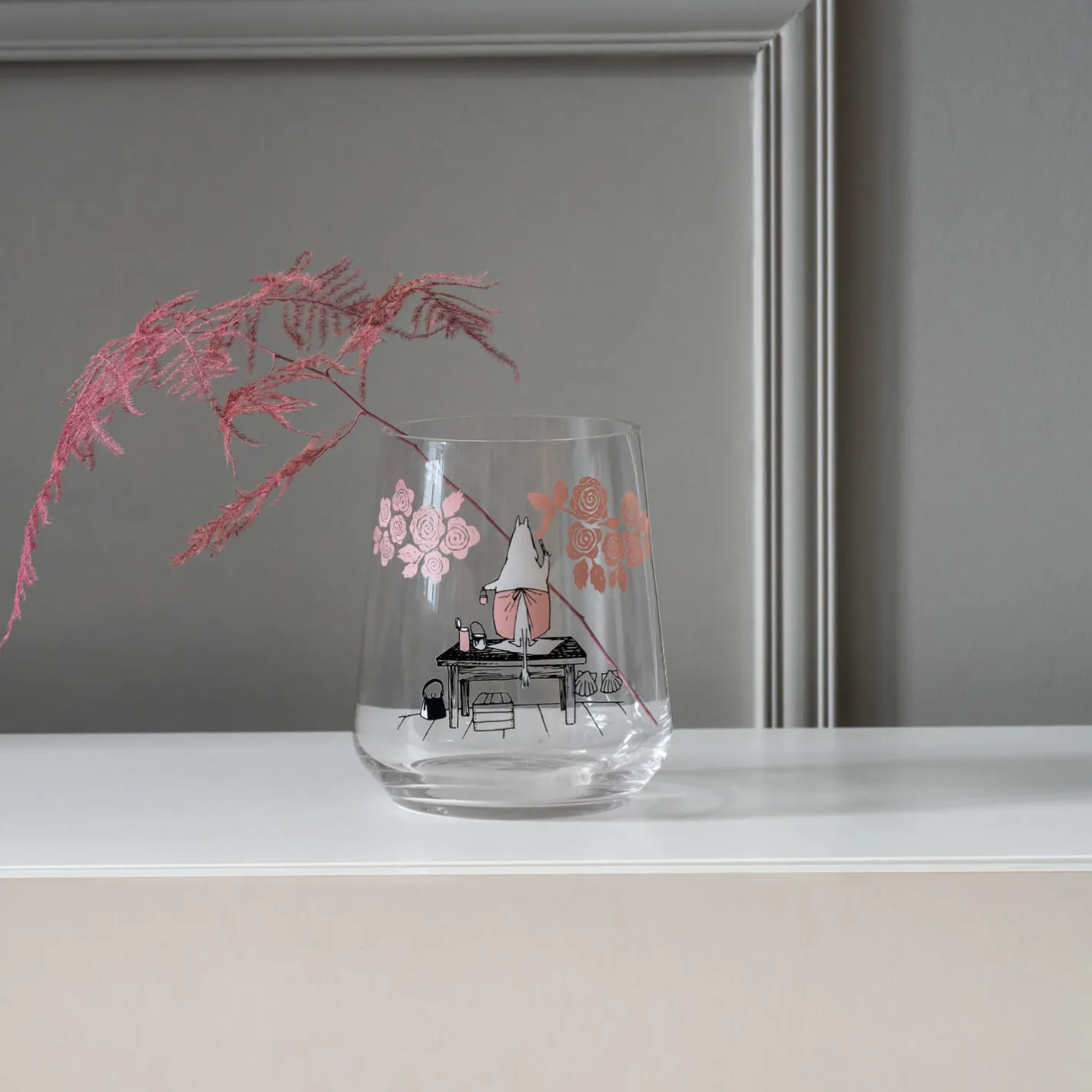 Muurla Mumi Roser lanterne/vase> Lysestager