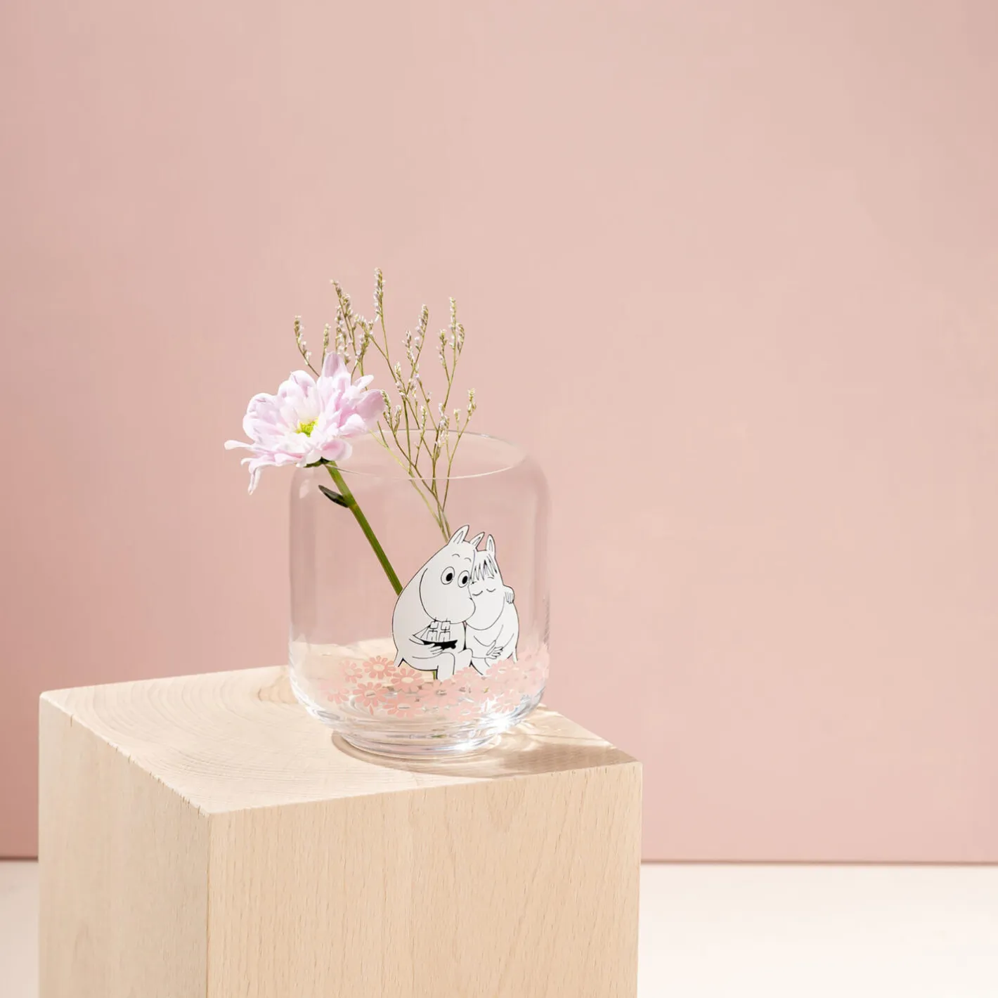 Muurla Mumi Sammen fyrfadslys/vase> Lysestager
