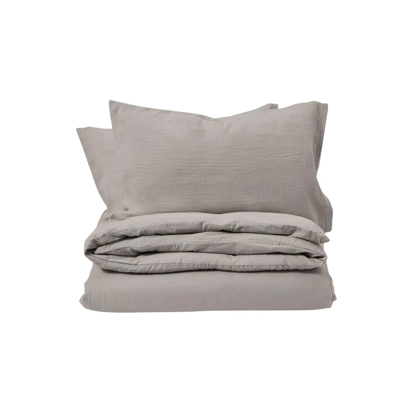 Clearance Sekan Muslin sengesæt, khaki