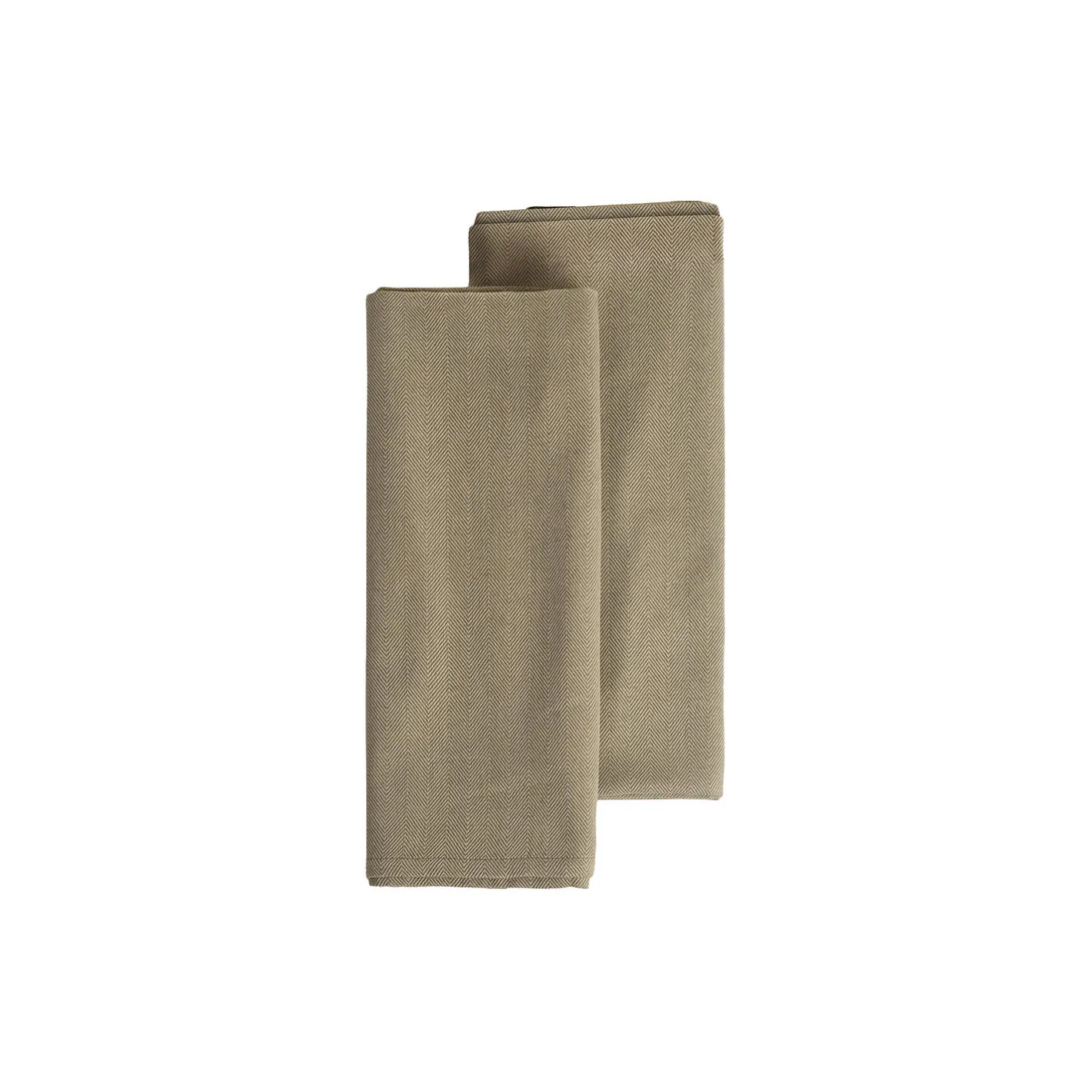 EKTA Living Napkin Herringbone twill 2 stk.,> Bordtekstiler